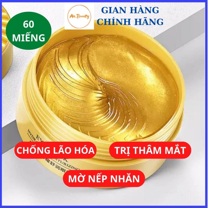 [ TINH CHẤT VÀNG COLLAGEN] 1 Hộp Gồm 60 Miếng Mặt Nạ Mắt Tinh Chất Vàng BIOAQUA Giúp Mờ Quầng Thâm Giảm Bọng Mắt Trắng Da Mờ Nếp Nhăn