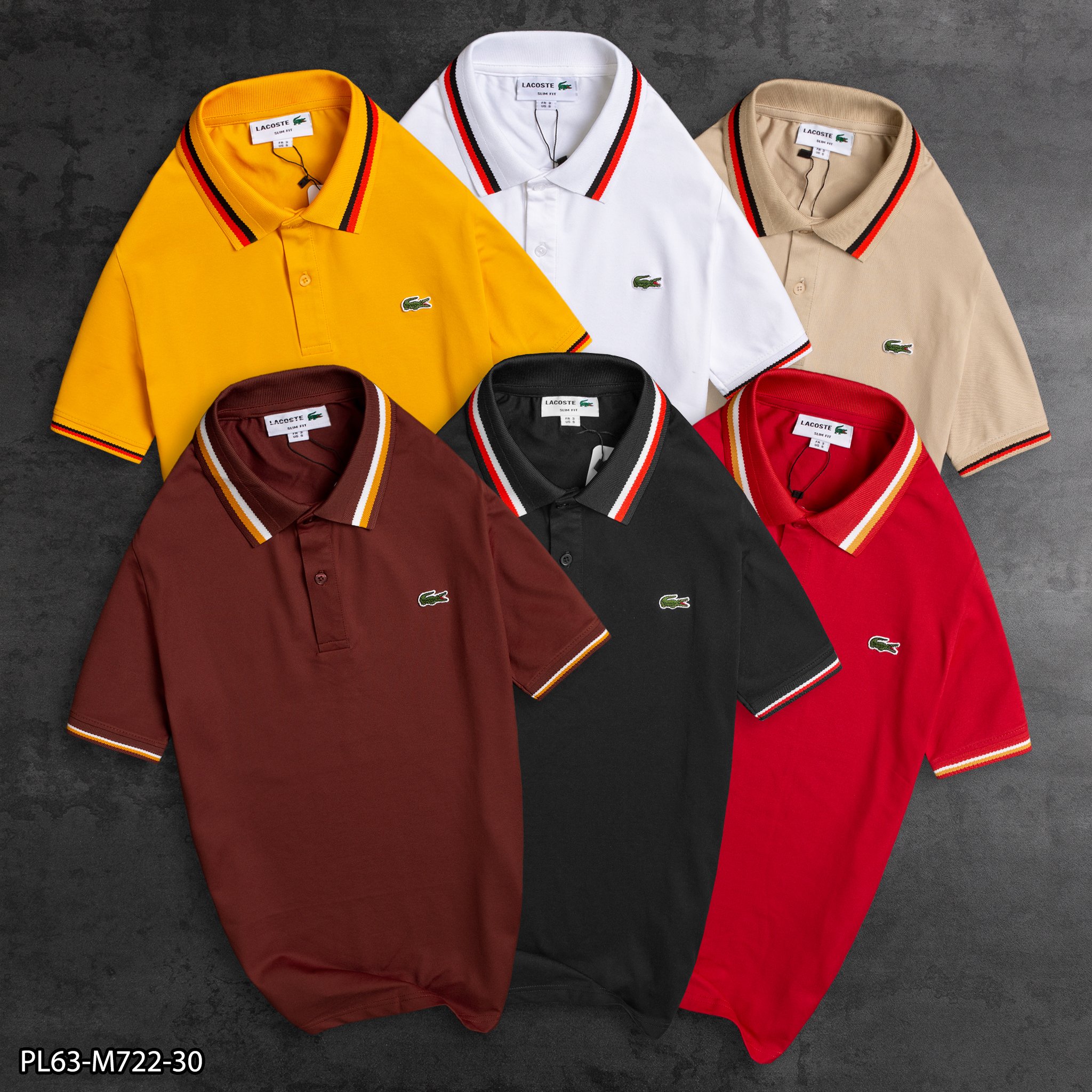 Áo thun polo nam cotton cá sấu pl63 - thời trang nam vnxk