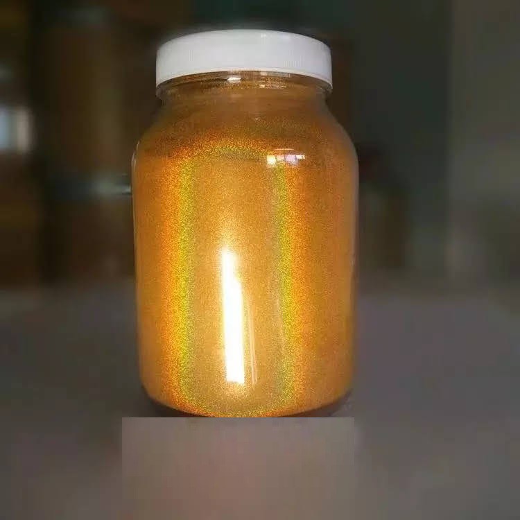 Sơn Bóng Hạt Kim Tuyến Siêu Mịn Màu Vàng Ánh Laze chai 50g sơn mô hình, sơn xe, sơn trang trí đa dụng