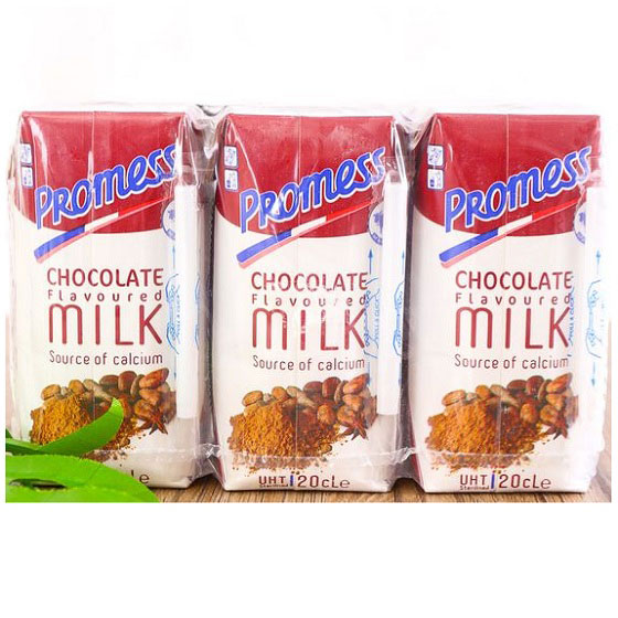 [HCM]Sữa tươi Promess hương socola nhập khẩu Pháp hộp 200ml thùng 24 hộp