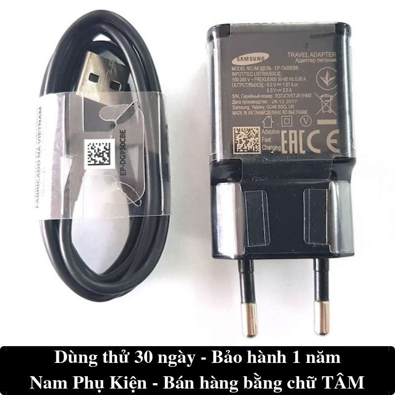 Bộ sạc nhanh samsung s8/ s9/ note 8/ note 9