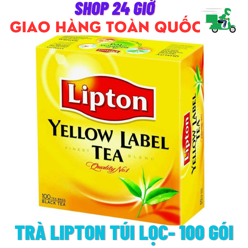 Trà Lipton túi lọc Yellow Label Tea 100 gói