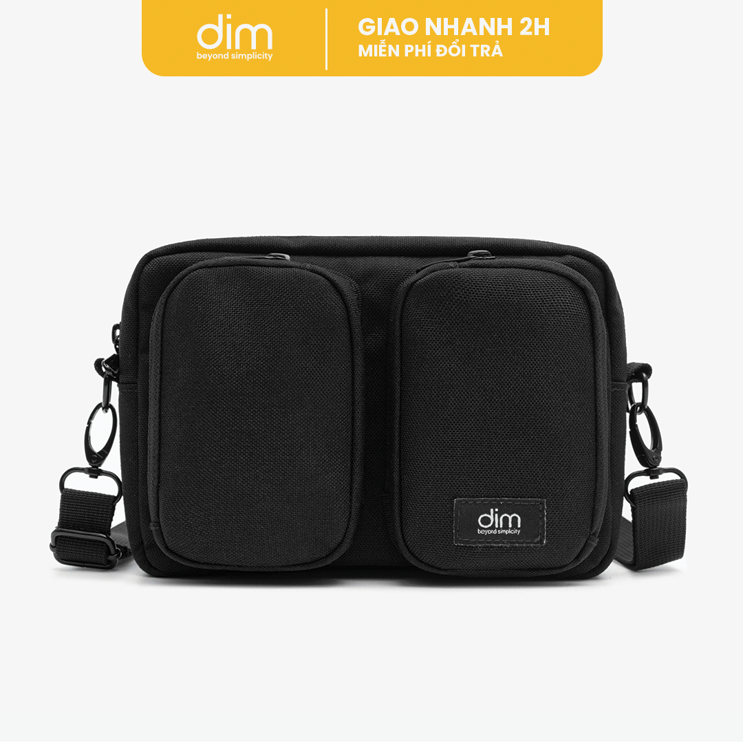 Túi đeo chéo nam nữ dim double bag - 4 màu