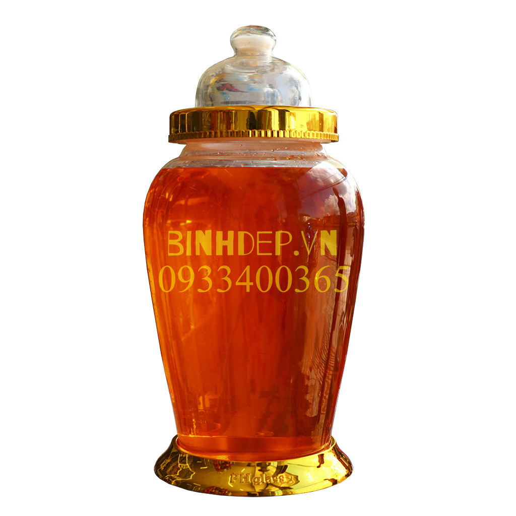 Bình thuỷ tinh ngâm rượu 10 lít không vòi cao cấp thương hiệu Phú Hoà xuất xứ Việt Nam