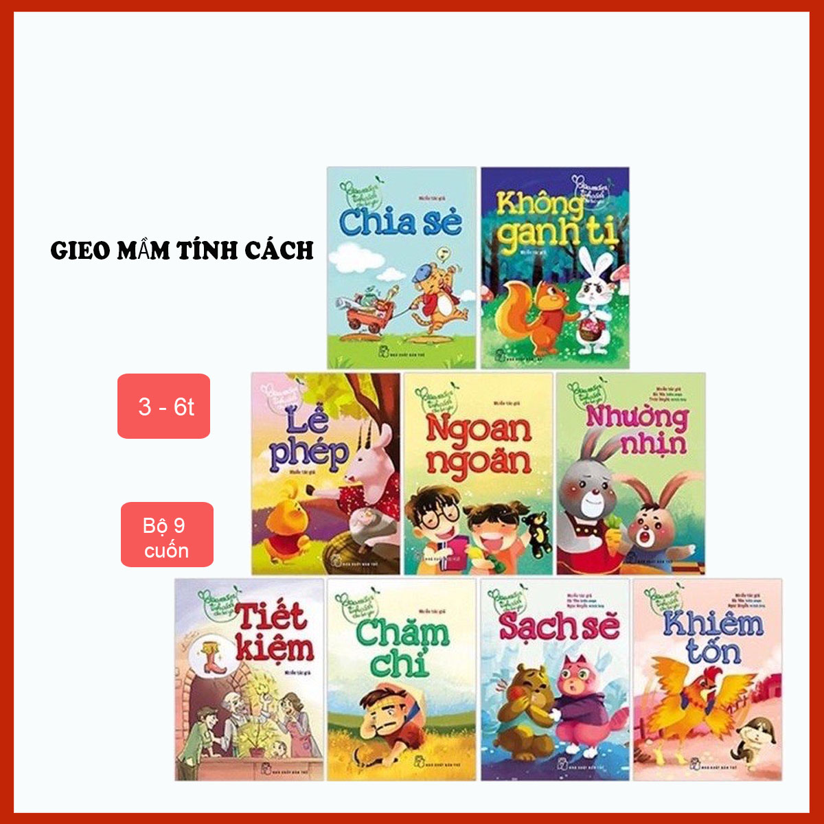 Sách Gieo mầm tính cách cho bé