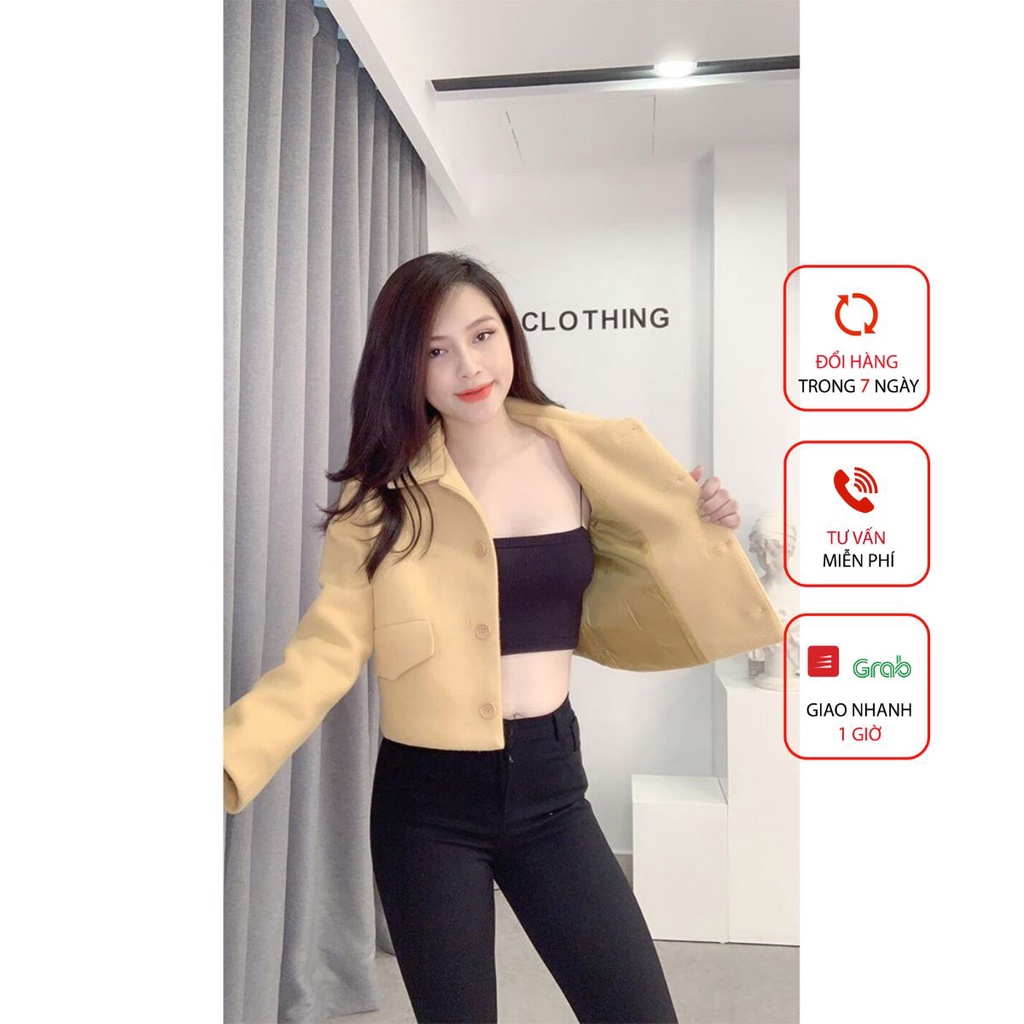 Áo quây nữ hai dây liin clothing màu đen basic phong cách trẻ trung a2018