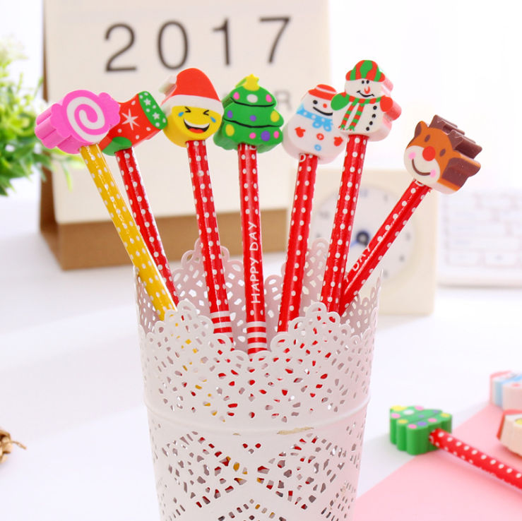 Bút chì kèm tẩy dễ thương