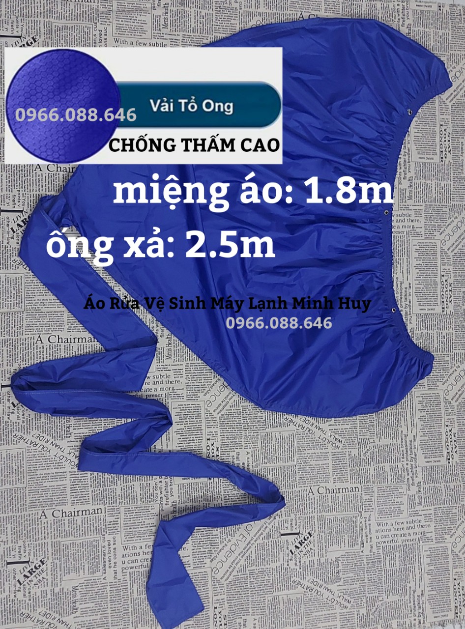 (loại xịn -Tặng dây buộc) - Túi trùm vệ sinh máy lạnh treo tường - Áo bọc hứng nước rửa điều hòa