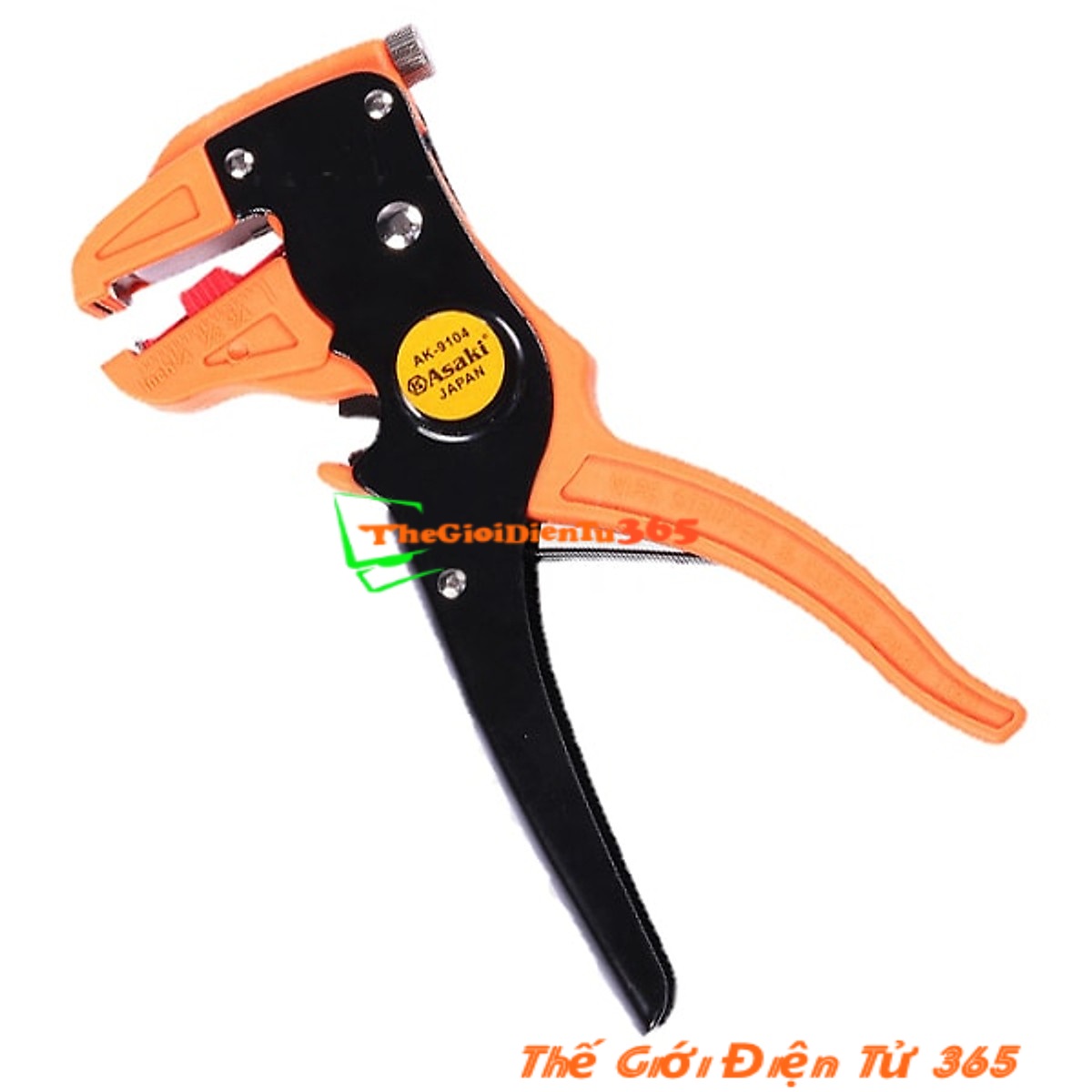 Kìm tuốt và cắt dây mỏ quạ asaki ak-9104