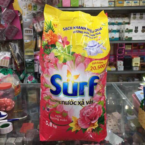 Bột Giặt Surf Ngát Hương Xuân 5.8kg