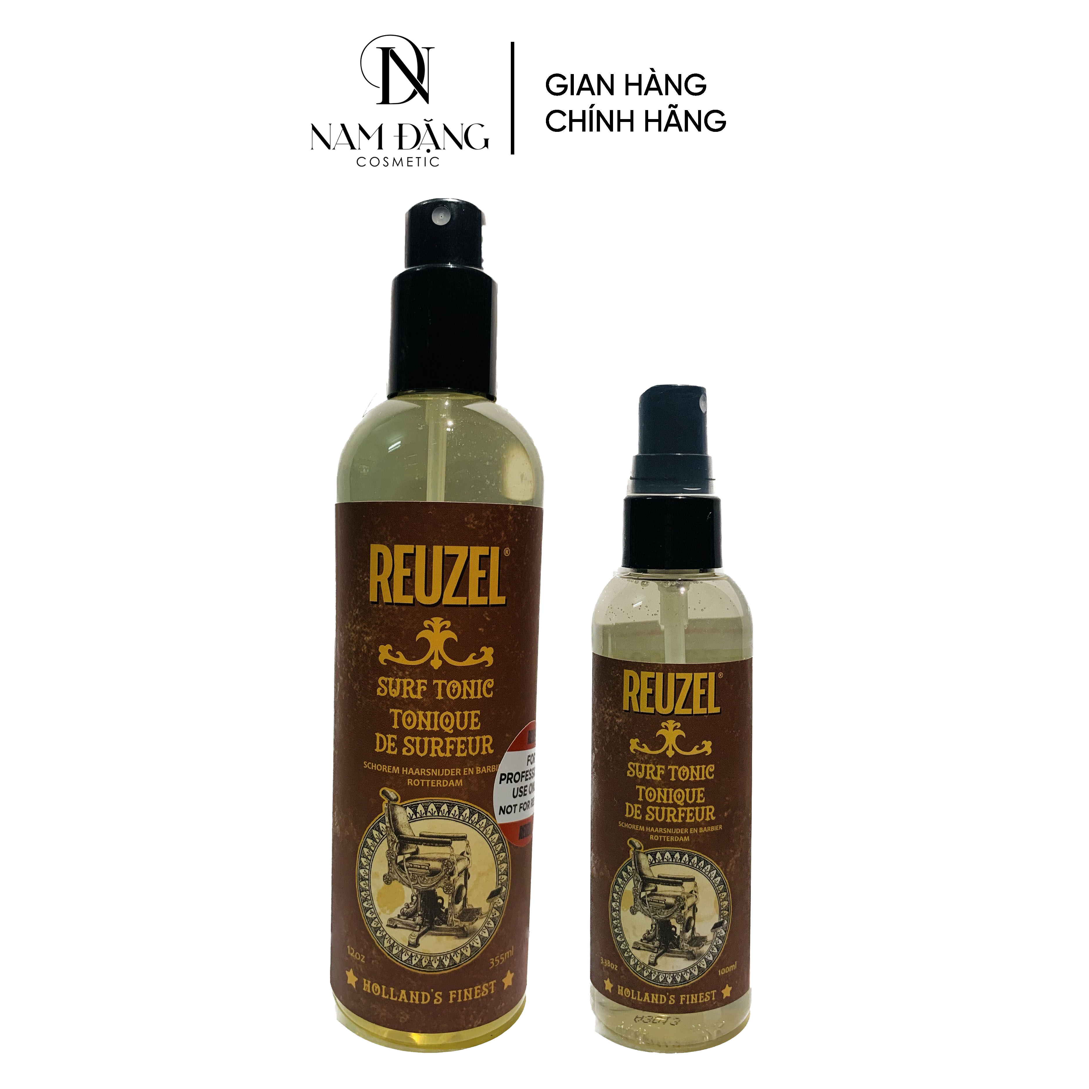 Xịt muối biển Tạo Phồng Tóc Cao Cấp Reuzel Surf Tonic 100ml - 355ml