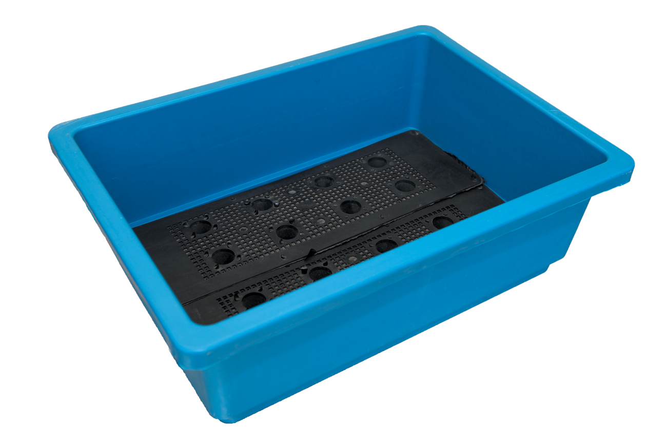 Combo 2 Chậu to 48x35x16 chậu thông minh trồng cây trồng rau trồng hoa Rau bé