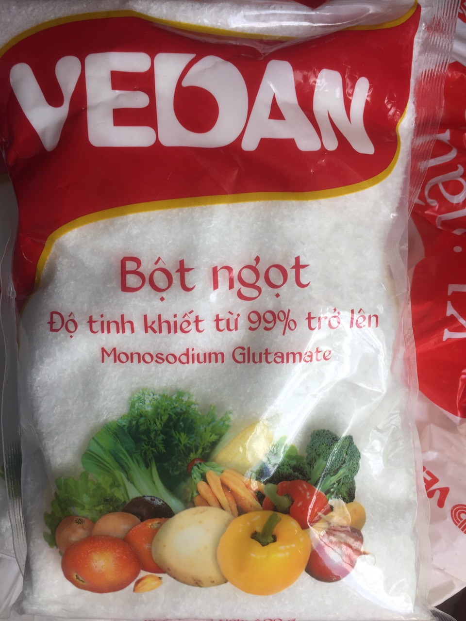 Bột ngọt Vedan 1kg hạt nhỏ - Thùng 12kg.