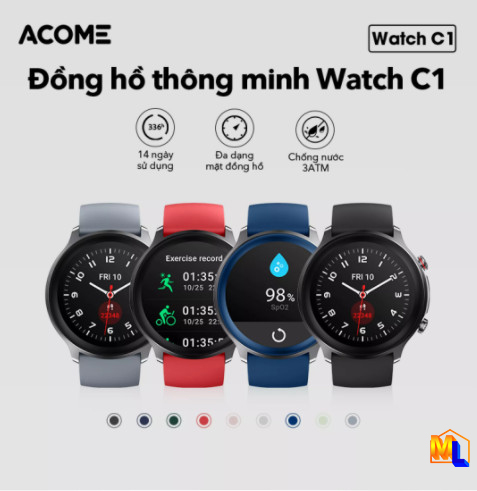 [Giá Sốc] Đồng Hồ Thông Minh ACOME Smart Watch C1