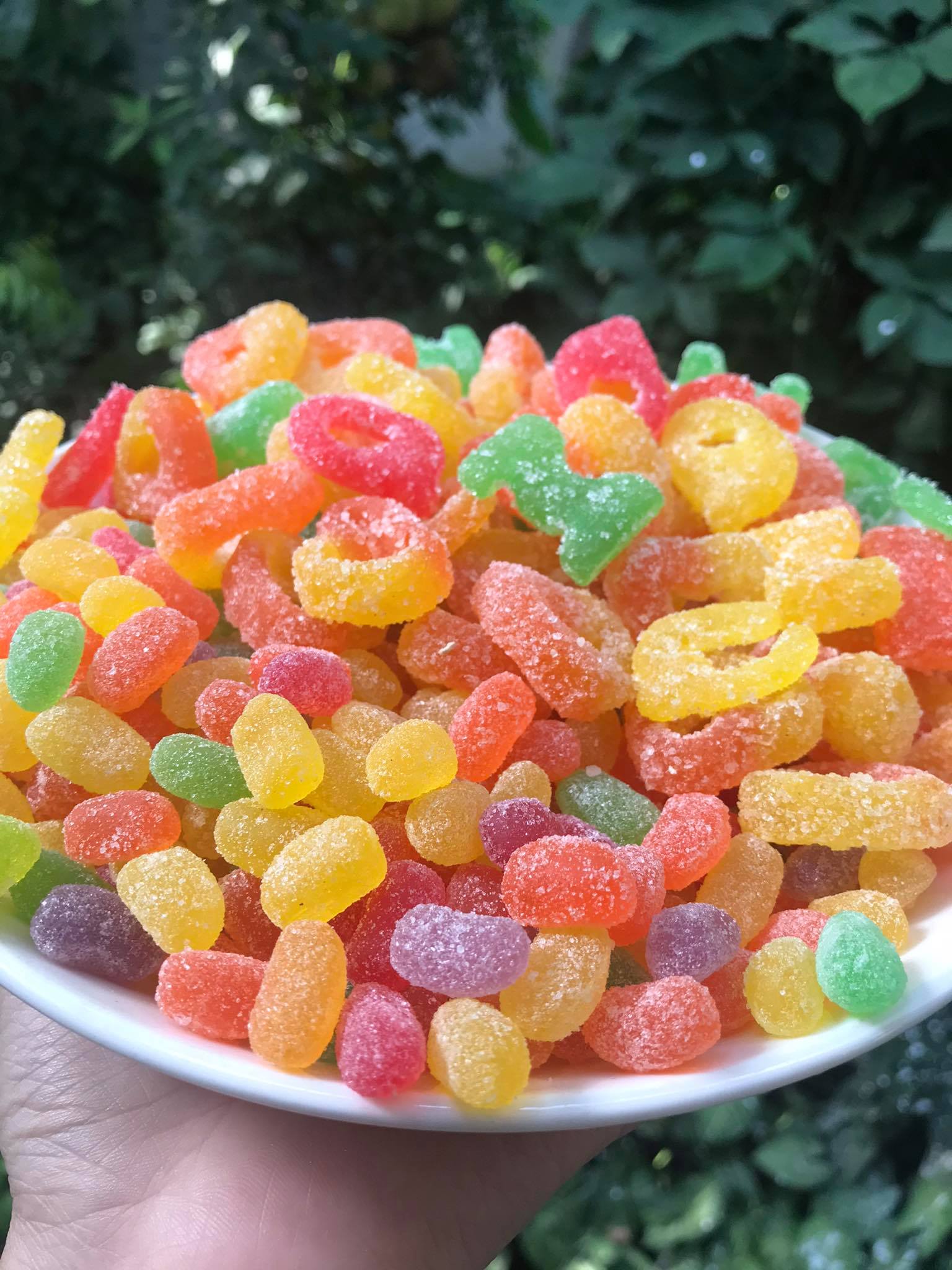 100gr kẹo gôm dẻo trái cây chua ngọt loại ngon