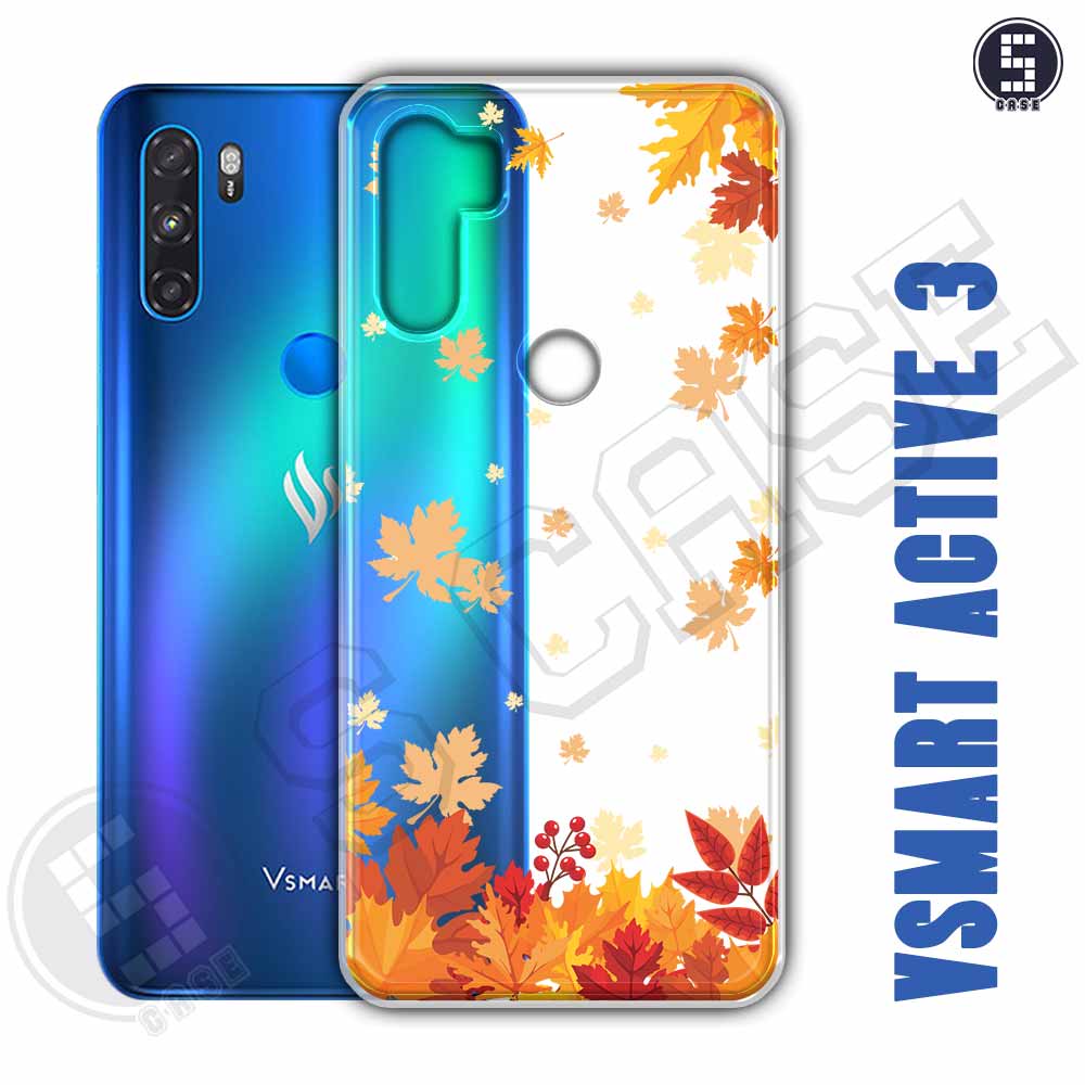 Ốp cho Vsmart Active 3 hình Lá phong A800-221