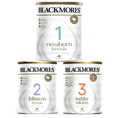 Sữa blackmore úc đủ số 1,2,3 hộp 900g