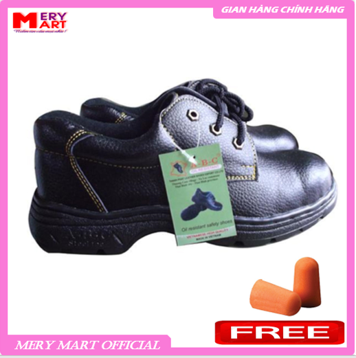 Giầy ABC Mũi Thép Bảo Hộ Lao Động - Tặng cặp nút tai chống ồn 3M