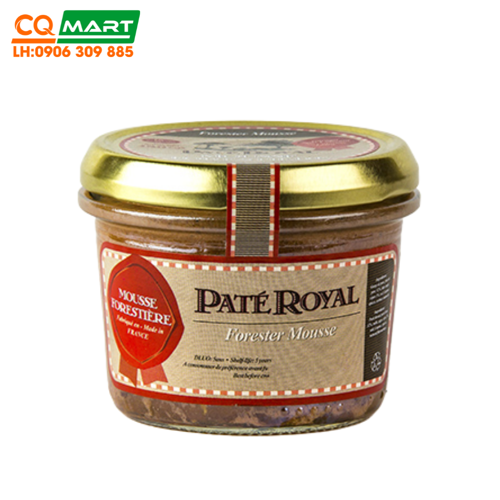 Pate royal thịt hương nấm rừng dạng nhuyễn 180g
