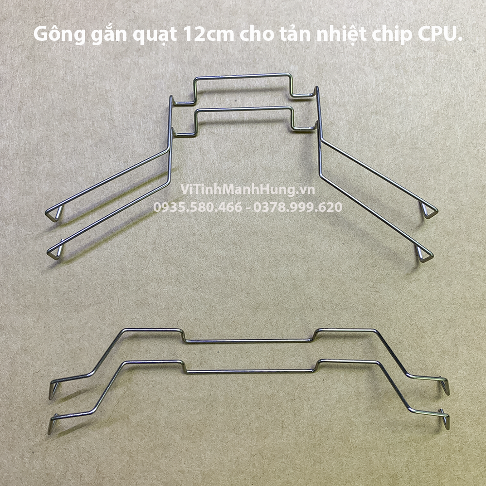 Gông gắn quạt 9cm - 12cm cho tản nhiệt chip cpu, gông fan 9cm - 12cm.