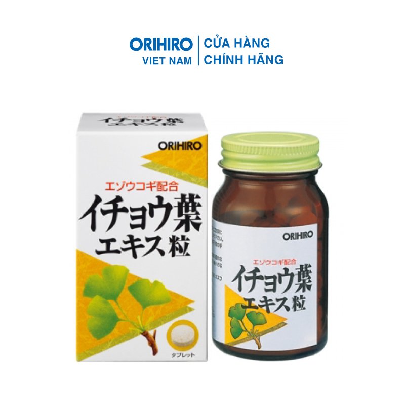 Viên Uống Orihiro Ginkgo Biloba 240 Viên Cải Thiện Trí Nhớ, Tăng Cường Hệ Tuần Hoàn Máu