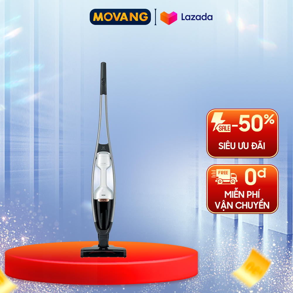 - máy hút bụi không dây electrolux pq91-3bw - công suất dưới 2000w bộ lọc hepa e10