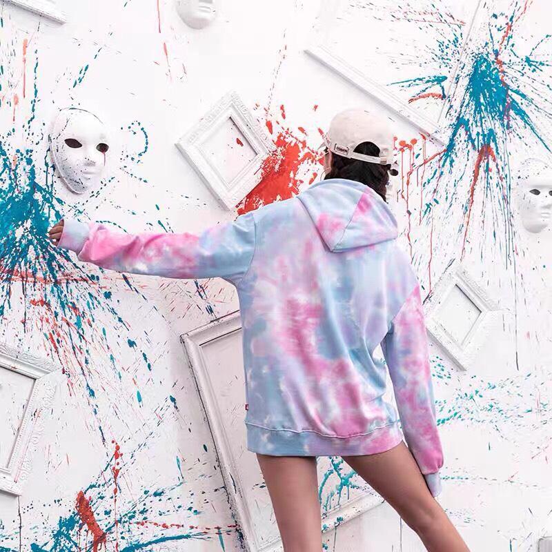 [HCM]Áo Sweater loang màu