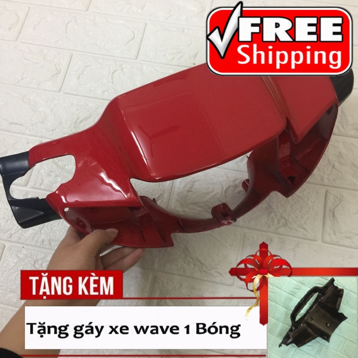 [KHÔNG ĐỒNG SHIP]ỐP đầu đèn + gáy 1 bóng phanh đĩa đời 2002-2006 xe Wave ZX, Wave 110, Wave Alpha