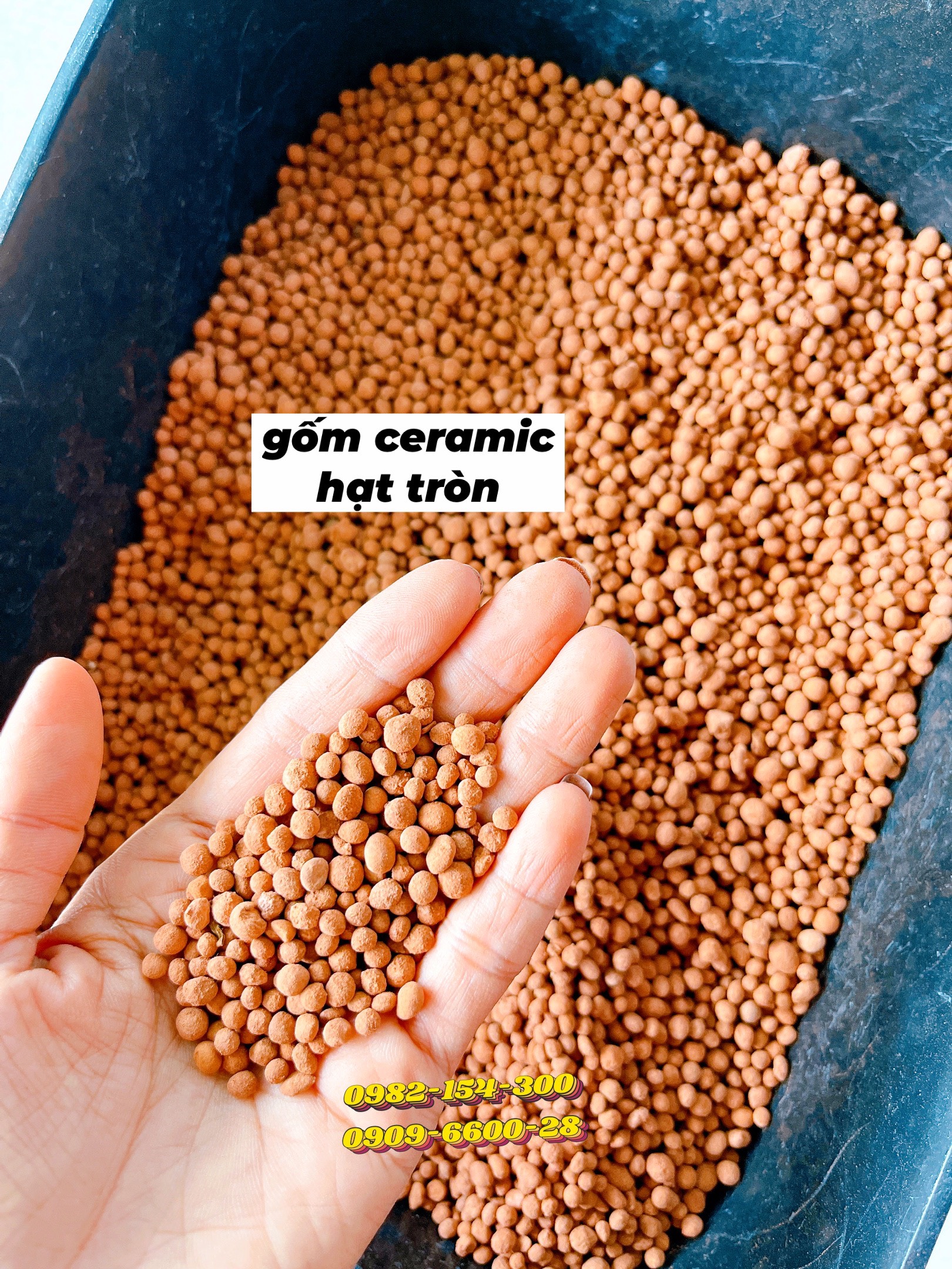 Sạn gốm nền gốm ceramic trải nền bể cá thủy sinh biotop