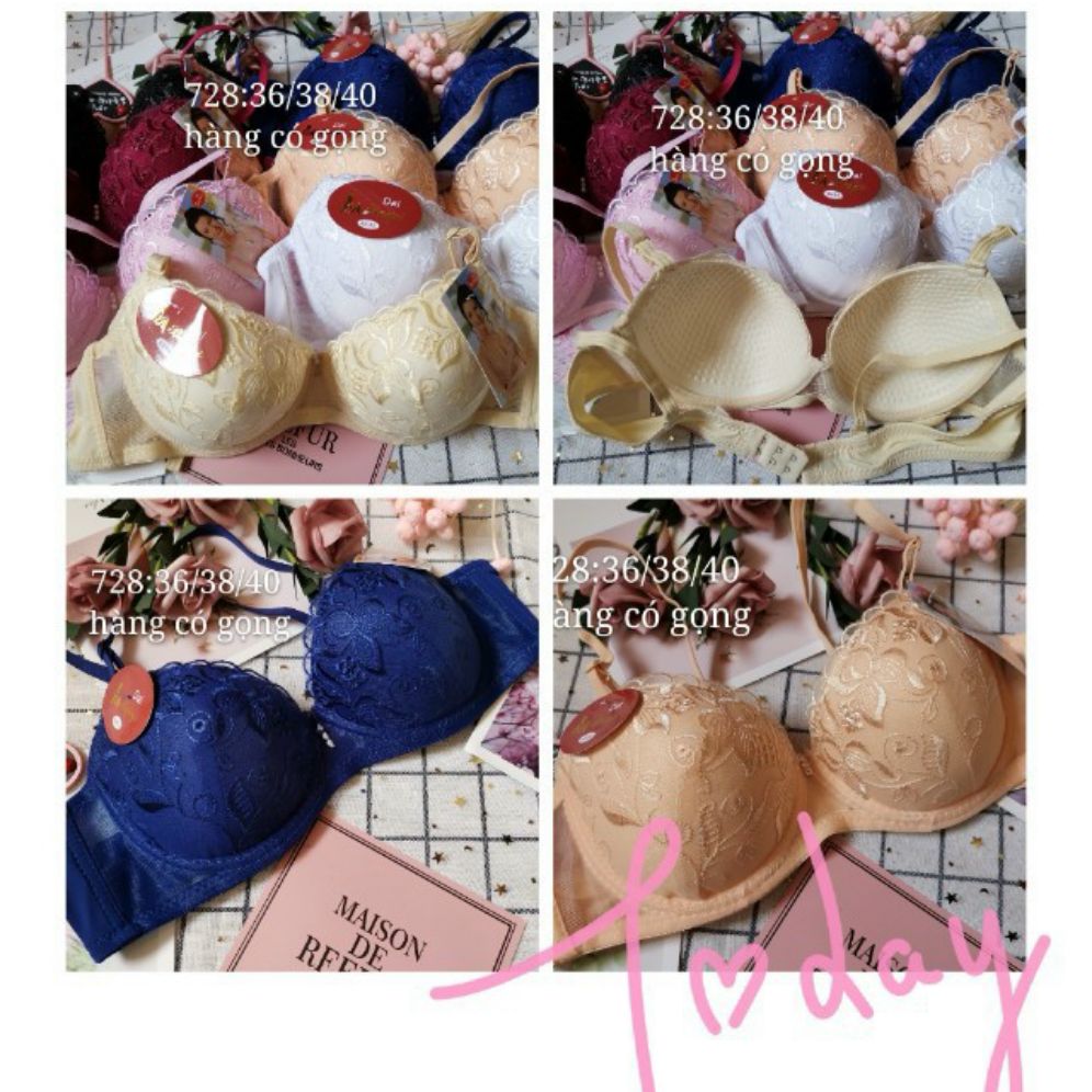 Áo ngực ren mút vừa