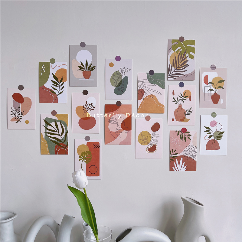 [Set 30] Bìa , postcard , decor thiệp , làm tranh treo tường trang trí