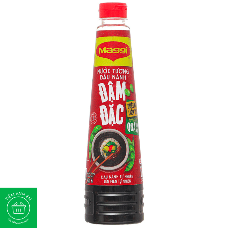 Nước tương đậu nành đậm đặc Maggi chai 300ml