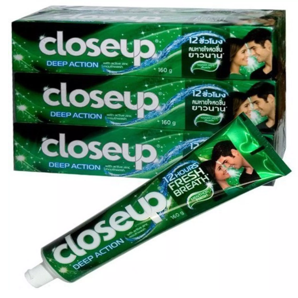 COMBO 3 TUÝP KEM ĐÁNH RĂNG CLOSEUP THÁI LAN 160g/tuýp