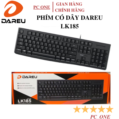 Bàn phím Dareu LK185 có dây kết nối USB Hàng chính hãng