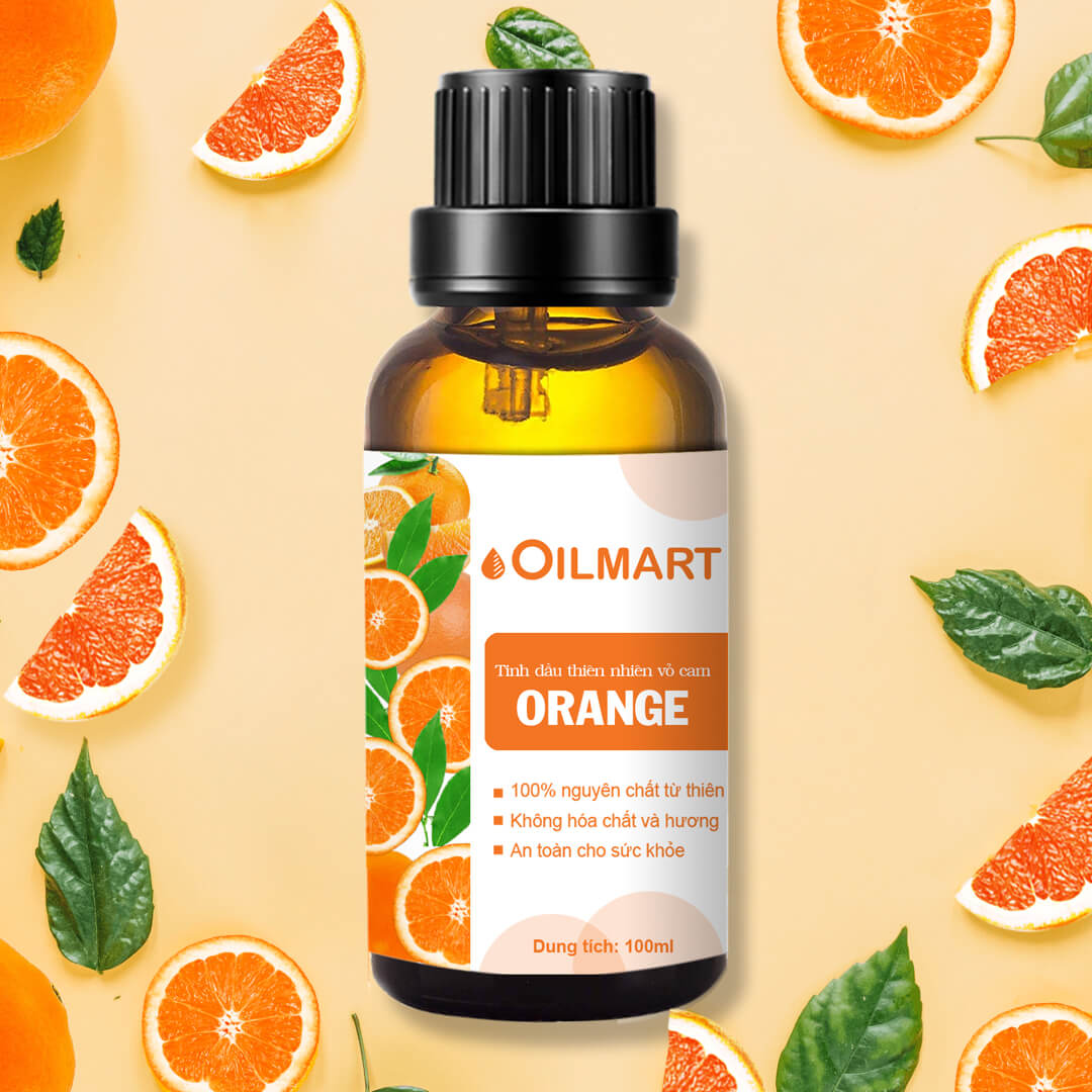 Tinh Dầu Thiên Nhiên Vỏ Cam Oilmart Orange Essential Oil
