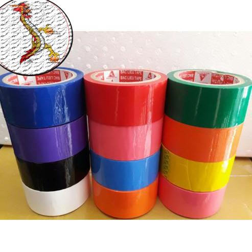 Băng keo màu dùng dán thùng 100ya, mua băng keo giá rẻ màu băng keo đẹp ghé shop em ạ