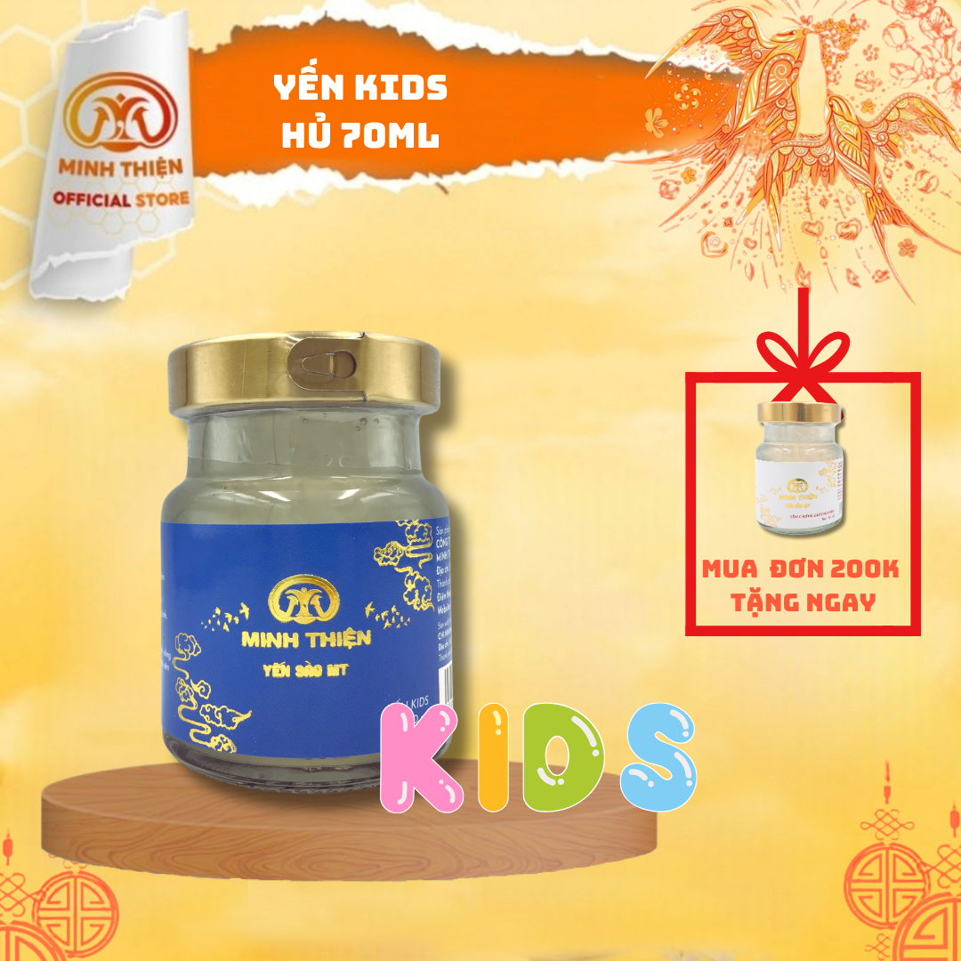 1 hũ yến chưng sẵn yến kids hũ 70ml minh thiện