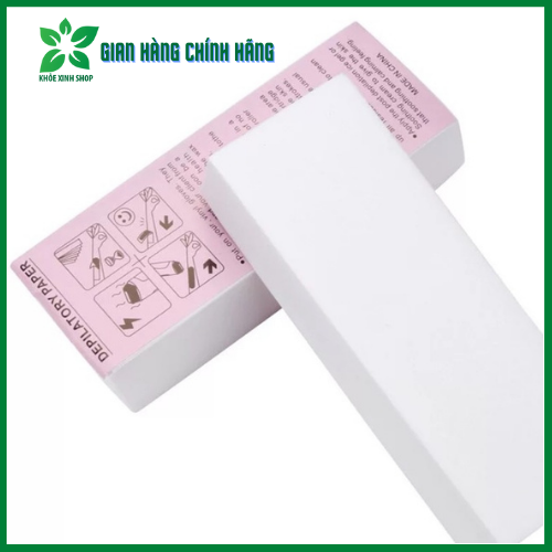 GIẤY WAX LÔNG NHÁM LOẠI 1 CAO CẤP ( LOẠI DÀY 100 TỜ )