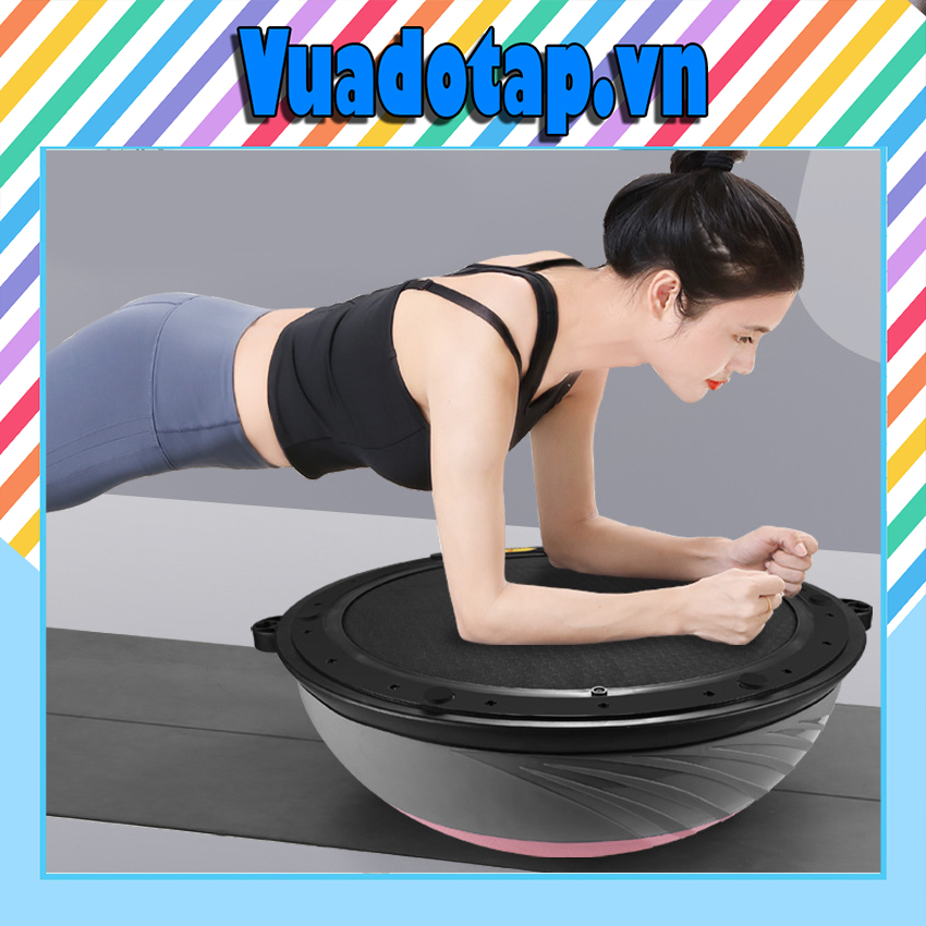 Bóng tập cân bằng bosu tập thể dục, yoga tại nhà cao cấp