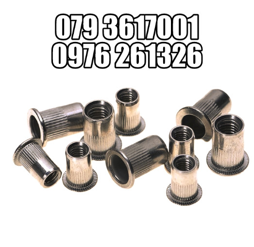 HOT!!! 20 - CON ECU RÚT INOX 304 - M3- M10, TÁN RÚT INOX 304.