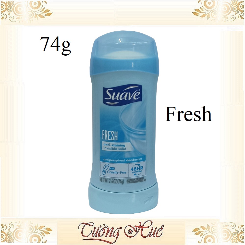 Lăn khử mùi nữ suave fresh 24h protection - 74g