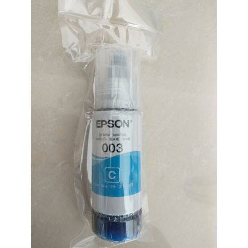 Mực màu xanh ( cyan) sử dụng cho Epson L1110, L3110, L4150, L6170, ET2700, M970- mã 003 nhập khẩu