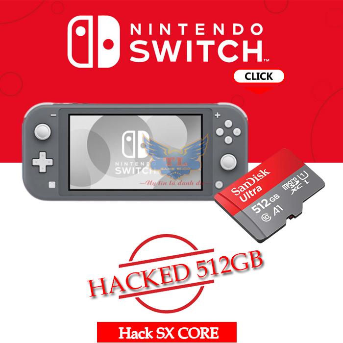 [trả góp 0%] máy chơi game nintendo switch lite h.a.c.k chip sx core + thẻ nhớ 6