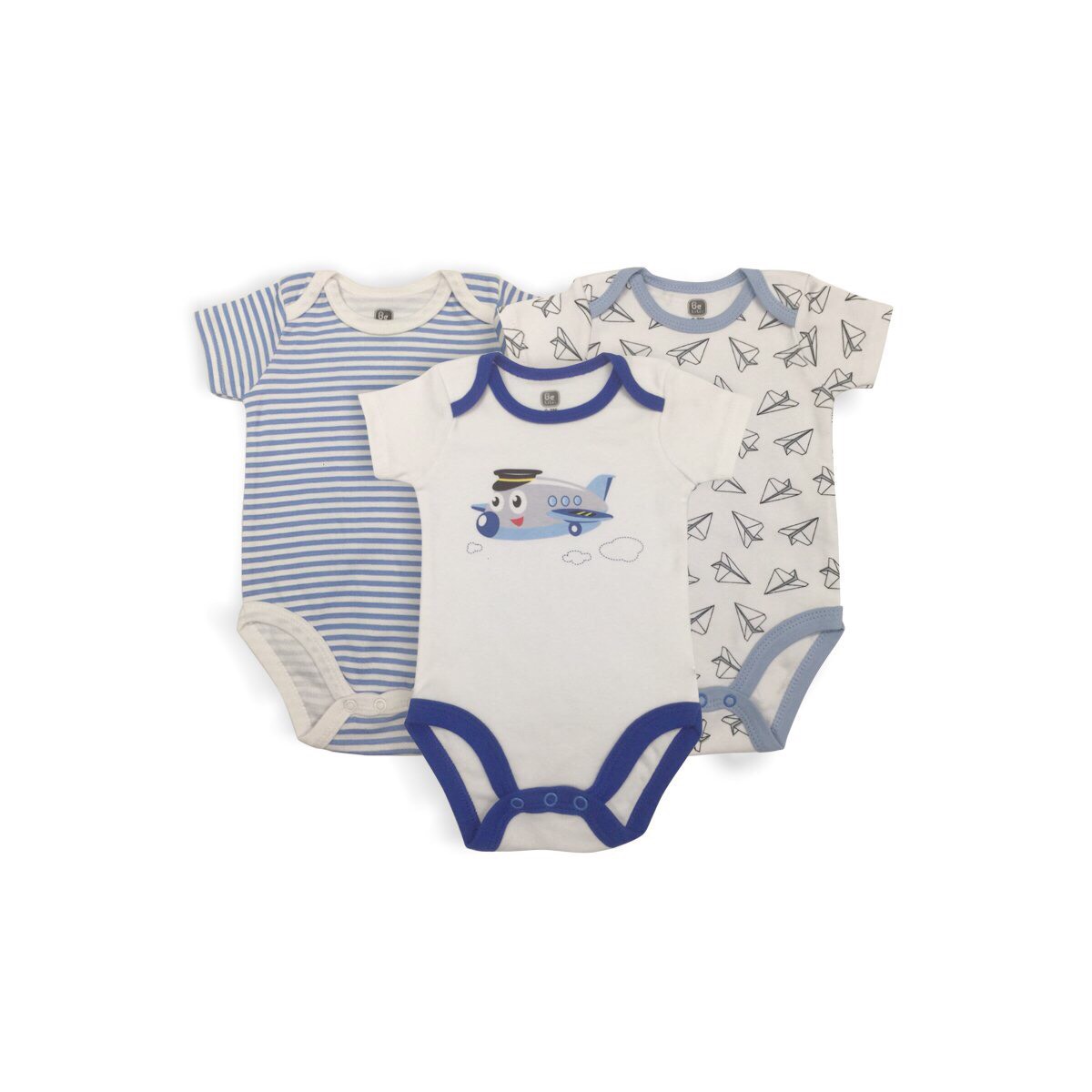 Set 3 Body Suit Dài Tay Dễ Thương 0-24 Tháng Xuất Dư Xịn BeLiTi Cho Bé Trai Hot Trend Zinbaby