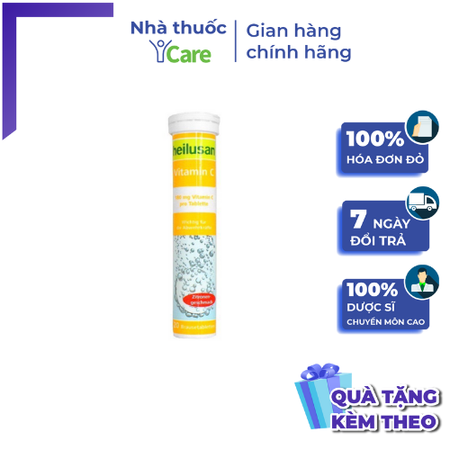 HEILUSAN VITAMIN C TĂNG CƯỜNG ĐỀ KHÁNG CHO CƠ THỂ DẠNG SỦI 20 VIÊN - ICARE