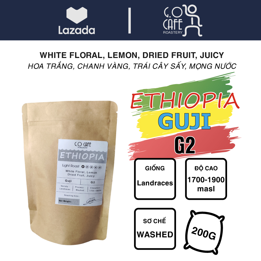 Specialty coffee, Specialty coffee from Ethiopia Guji G2 Washed