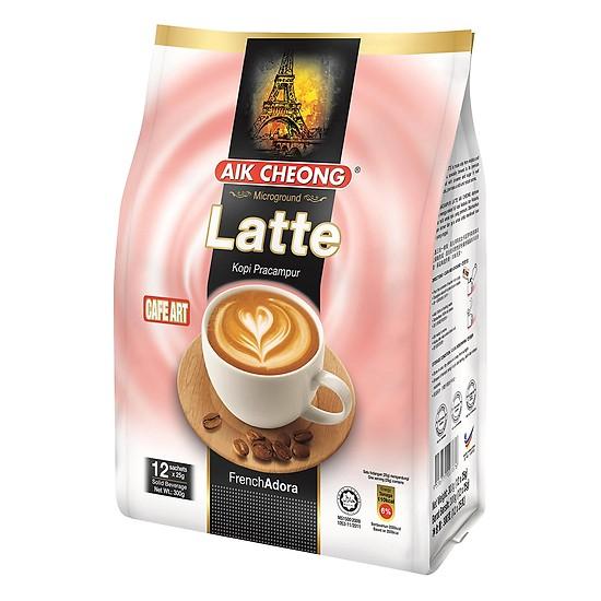 Cà phê latte kopi pracampur - bịch 12 gói * 25g
