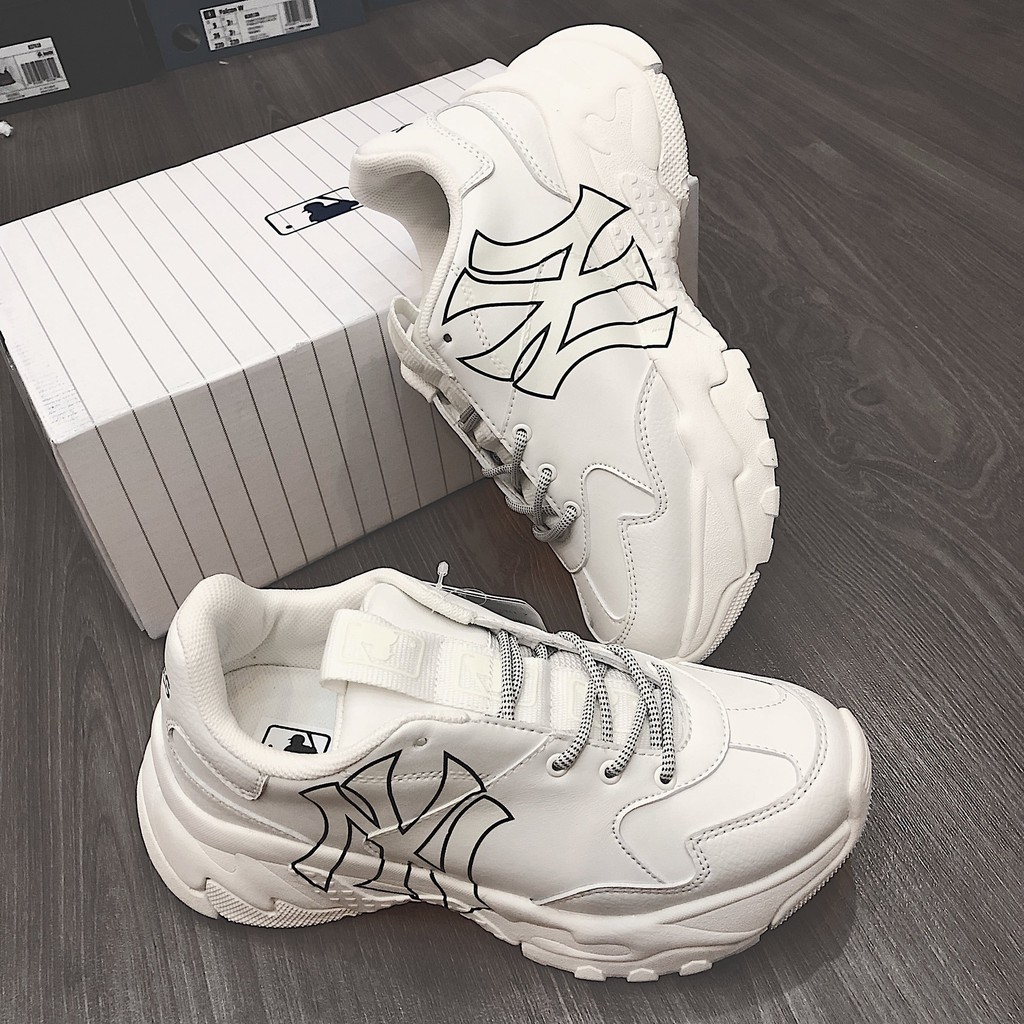 Giày mlb new york trắng hàn quốc