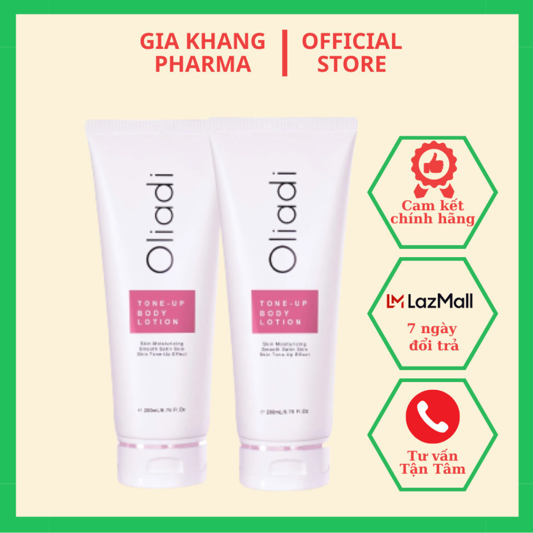 Kem Body Oliadi Nano Phân Tử Chính Hãng - Trắng Da Dưỡng Ẩm SPF25+ Nuôi Dưỡng Làn Da Mềm Mại Tuýp 20