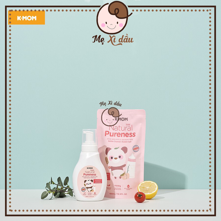Shop mẹ xì dầu Nước rửa bình và rau quả hữu cơ K-Mom Hàn Quốc